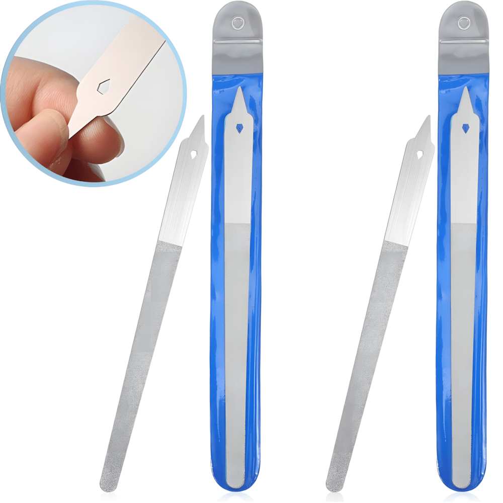 Nail Art Natural - Stainless Steel Diamond Nail Polishing Stick
