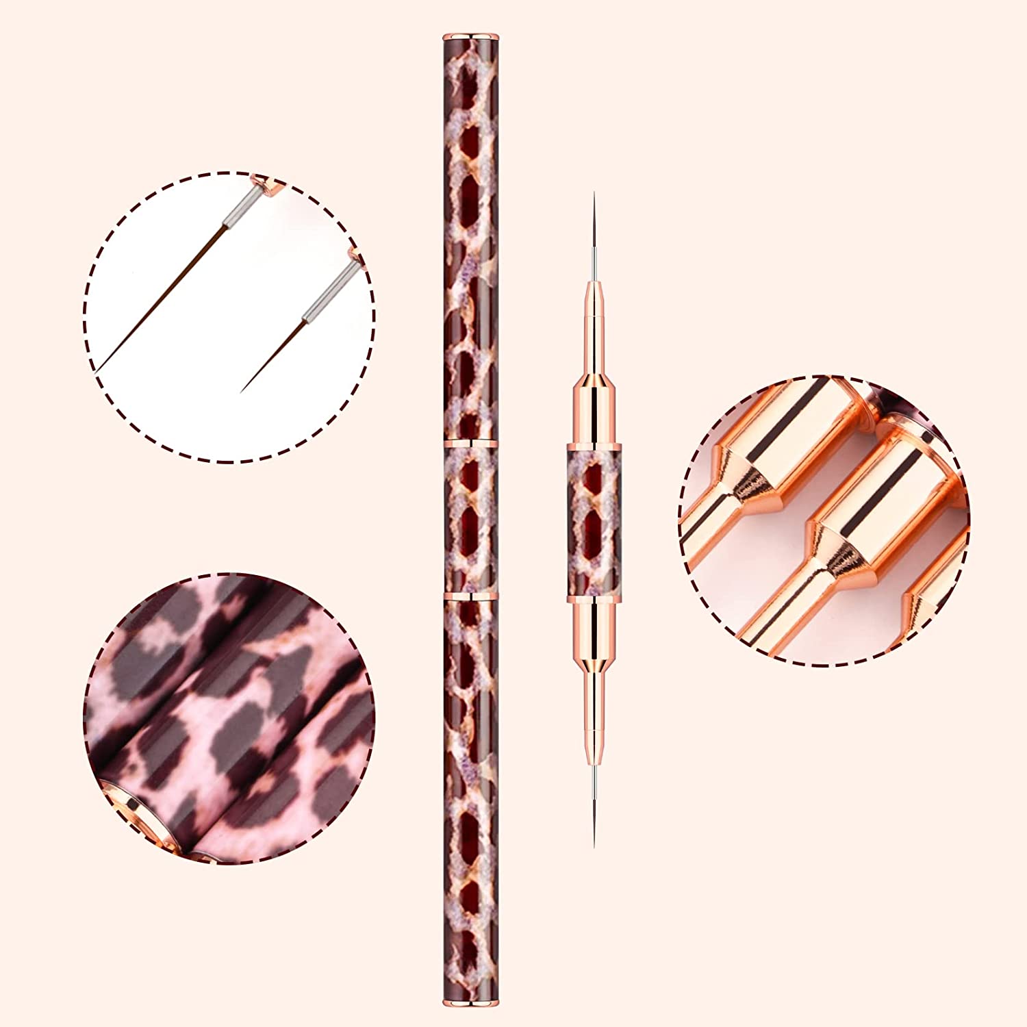 5-25mm Leopard Print Nail Art  - Nail Art Leopard ulasan dan harga