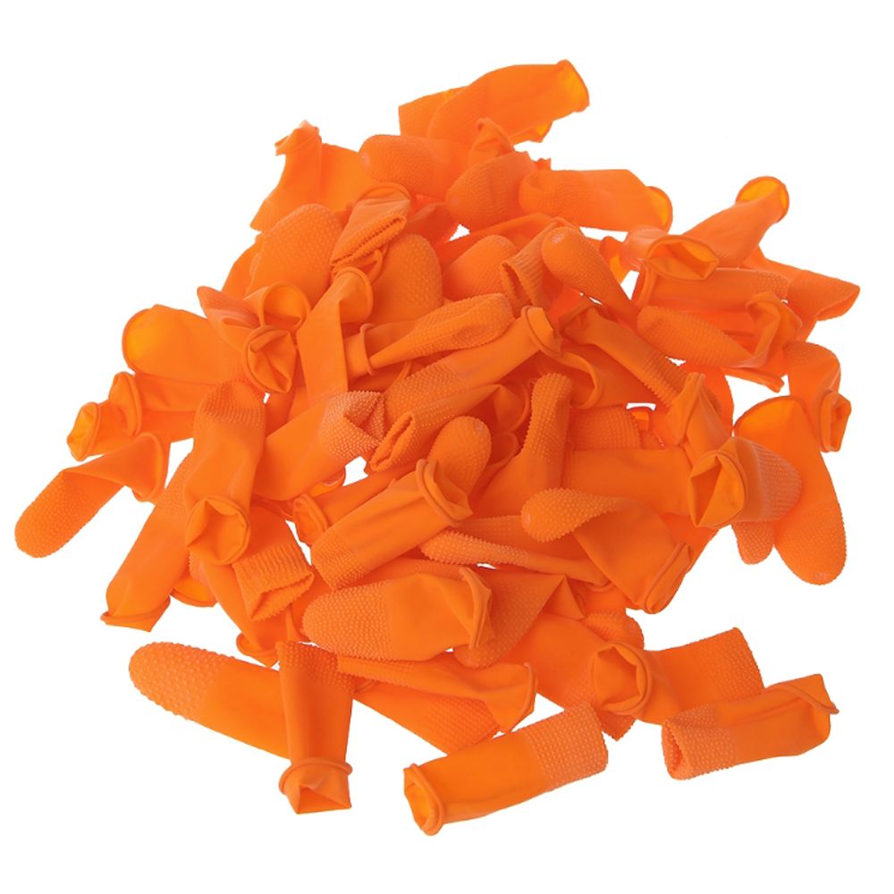 100PCS Reusable Finger Cover N - Nail Art Natural ulasan dan harga