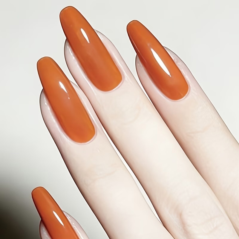Caramel Orange Nail Strengthen - Nail Art Natural ulasan dan harga