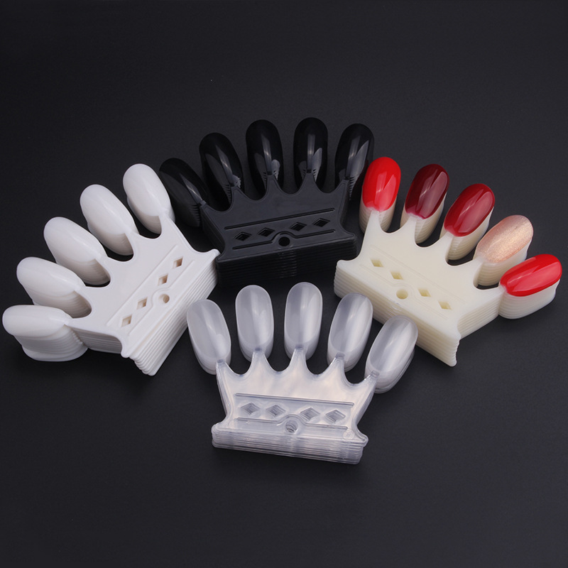 50pcs Crown Shape False Nail T - Nail Art Natural ulasan dan harga