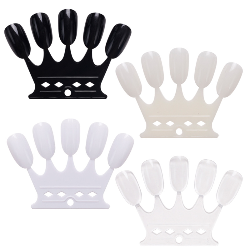 50pcs Crown Shape False Nail T - Nail Art Natural ulasan dan harga
