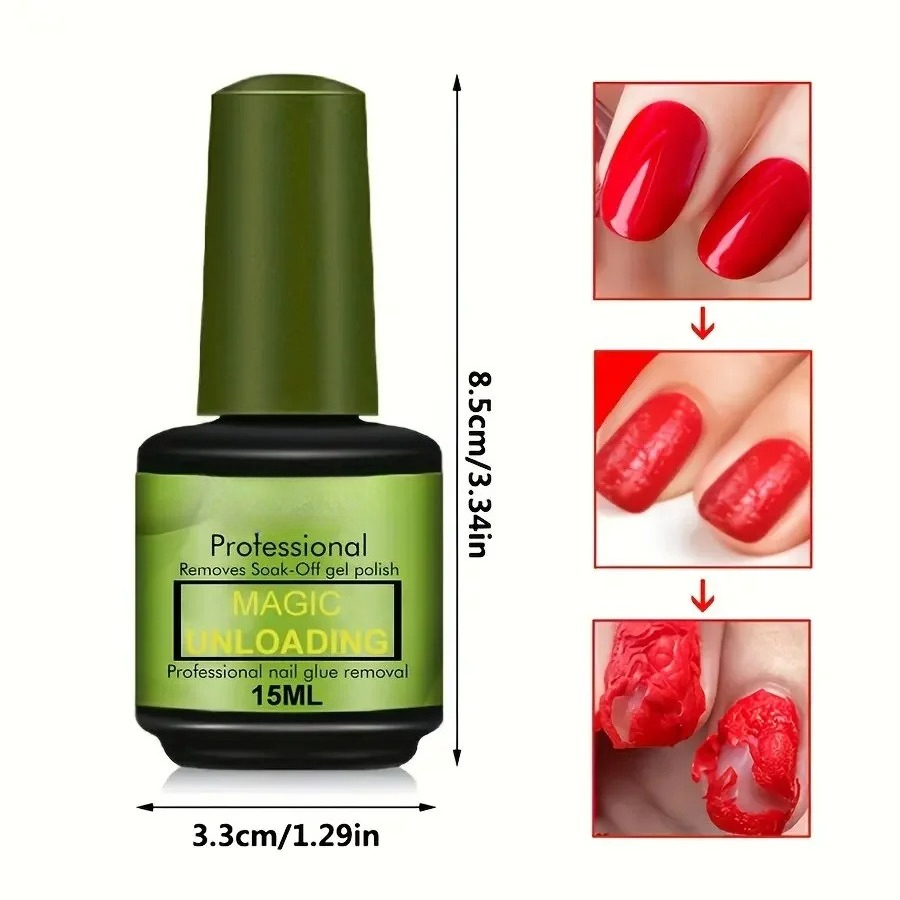 15ml Magic Polish Glue Nail Ar - Nail Art Natural ulasan dan harga