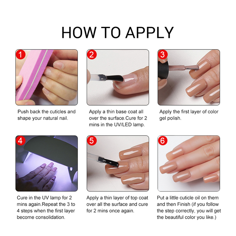 NAILCO 15ml Gel Nail Polish Re - Nail Art Natural ulasan dan harga