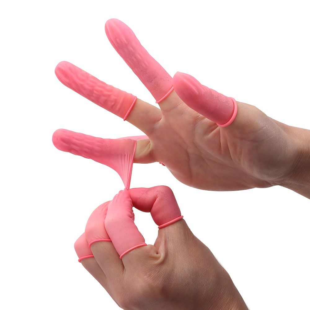 100PCS Disposable Finger Cover - Nail Art Natural ulasan dan harga