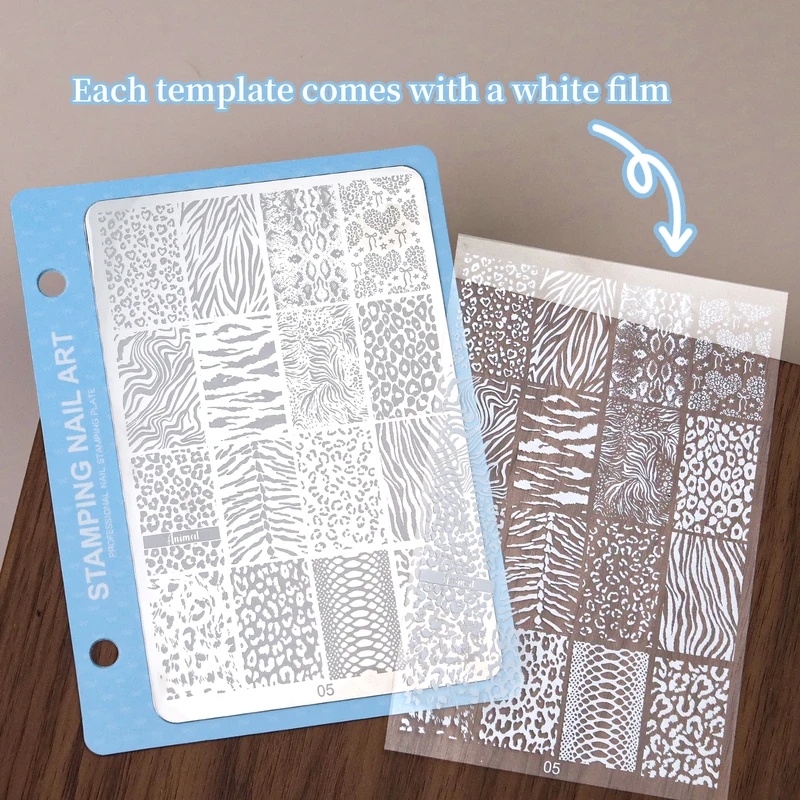Print Nail Stamping Plate Leop - Nail Art Leopard ulasan dan harga