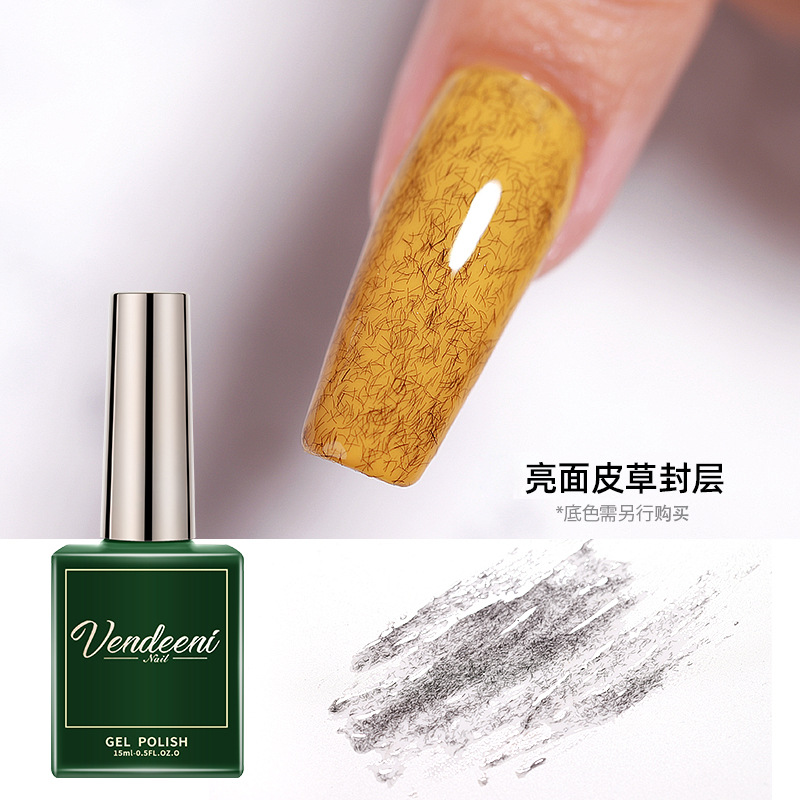 Vendeeni 15ml Furs Fluff Top C - Nail Art Natural ulasan dan harga