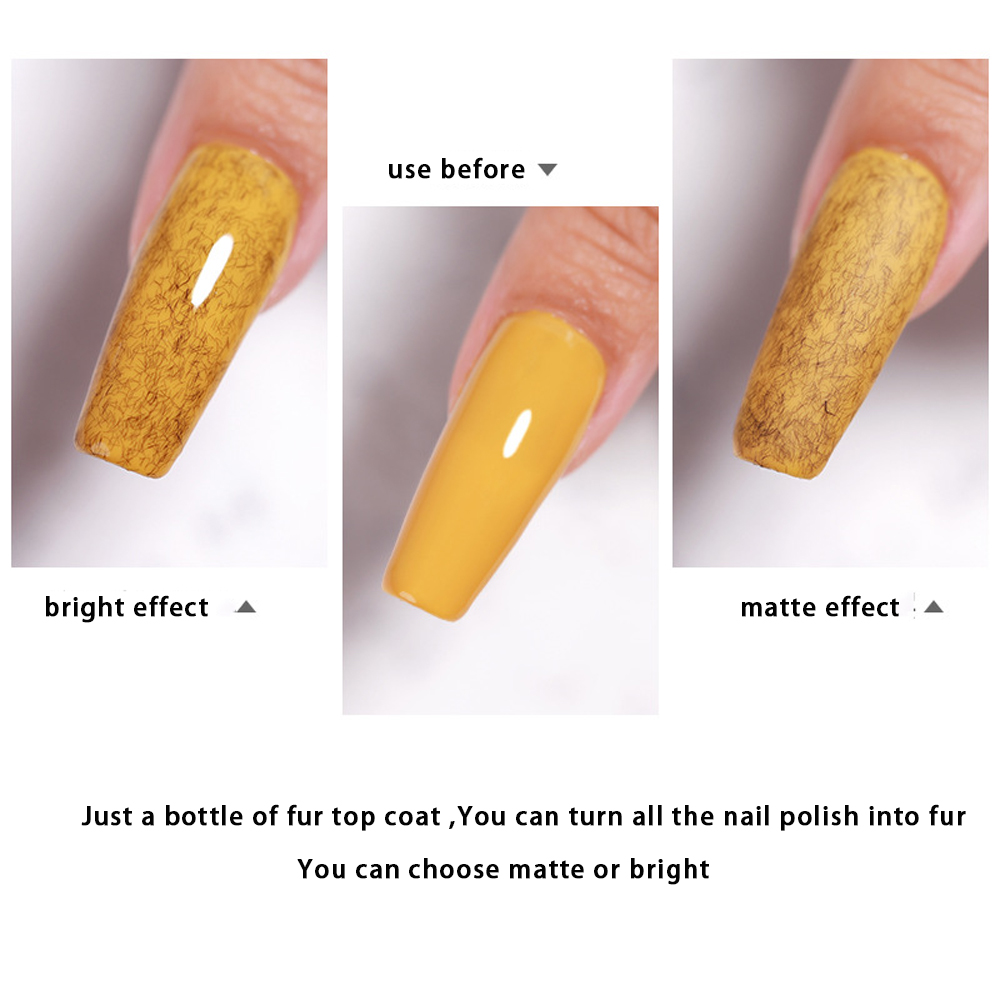Vendeeni 15ml Furs Fluff Top C - Nail Art Natural ulasan dan harga
