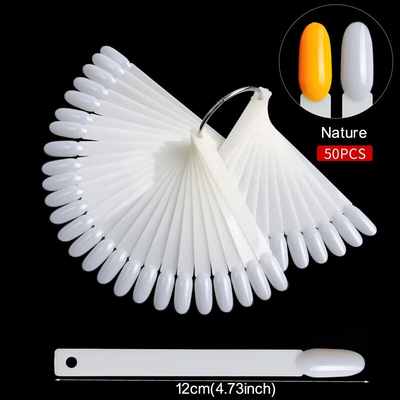 Nail Display Sticks Clear Natu - Nail Art Natural ulasan dan harga